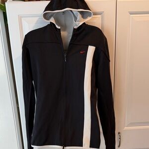 Nike Boys Large Tall Black Hooded Sweatshirt